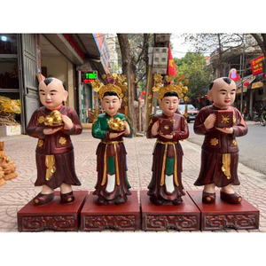 Tượng Phật Cậu bé gỗ mít