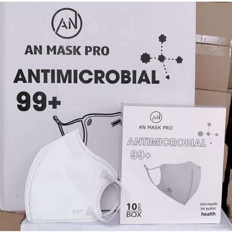 [ Thùng 100 Cái] Khẩu Trang N99 6D AnMask Pro 5 lớp lọc công nghệ nano loại bỏ 99% bụi mịn