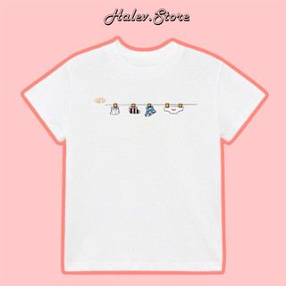 Áo thun Baby Tee in hình 4 Items dễ thương mặt trời 100% Cotton