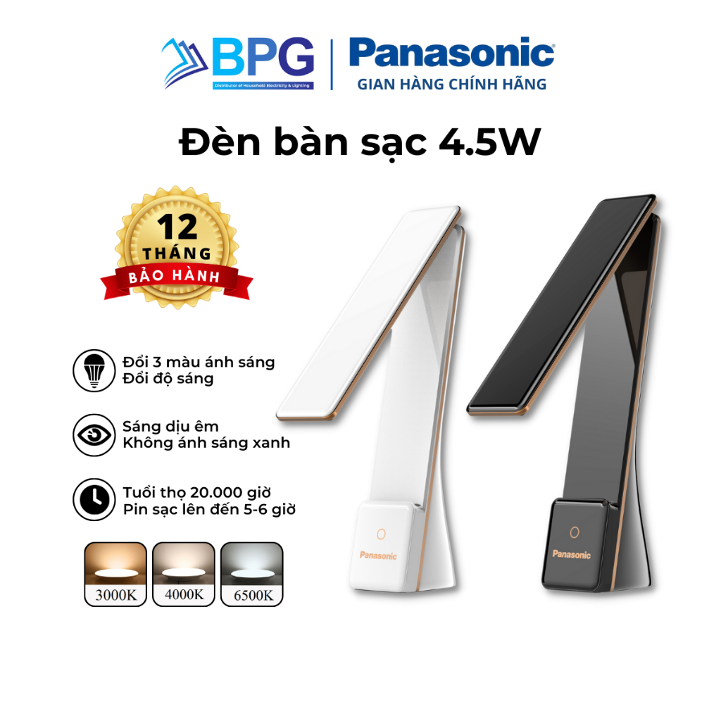 Đánh giá Đèn Bàn Panasonic 5W Pin sạc: Bảo vệ mắt, Nhỏ gọn, Thông minh