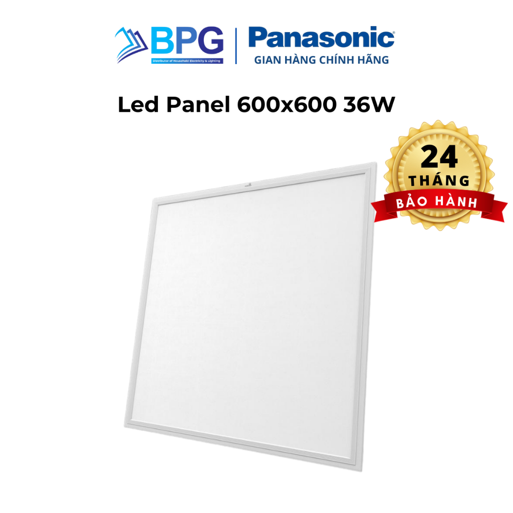 Ảnh Đèn LED bảng panel 600x600 PANASONIC Công suất 36W 40W ánh sáng trắng 6500K, lắp văn phòng công sở 1
