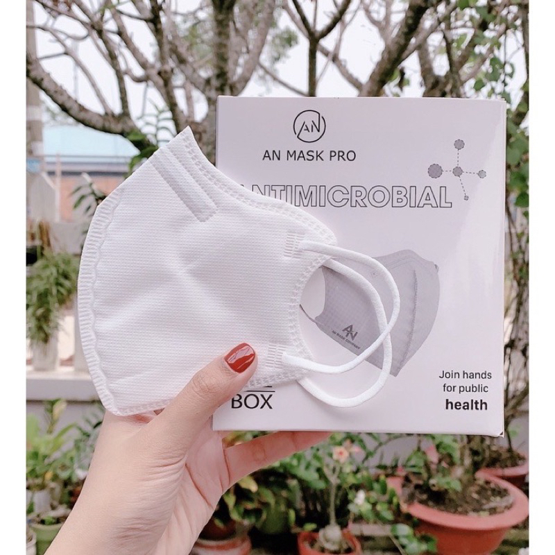 [ Thùng 100 Cái] Khẩu Trang N99 6D AnMask Pro 5 lớp lọc công nghệ nano loại bỏ 99% bụi mịn