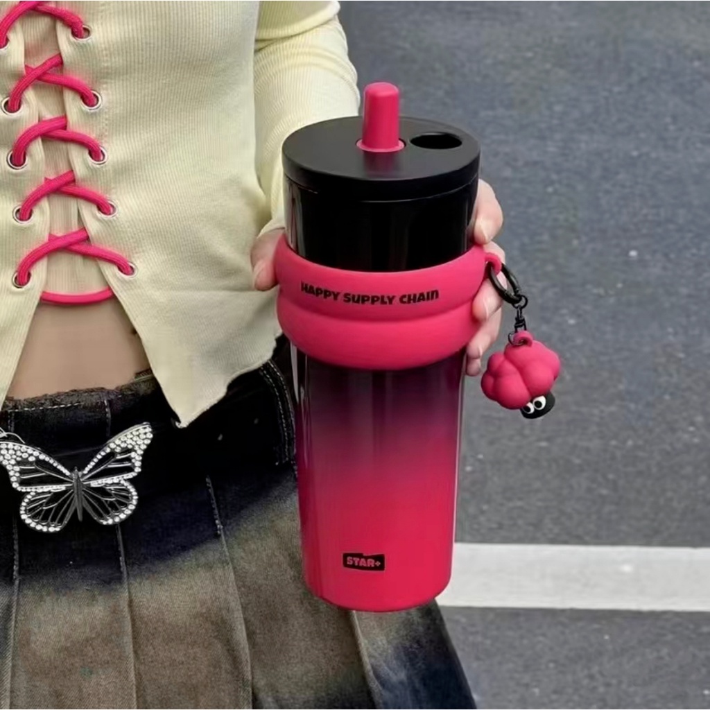 Ly giữ nhiệt Tyeso Wonder 710ml bình nước giữ nhiệt  inox 316 cao cấp ,có dây cầm tay tiện lợi