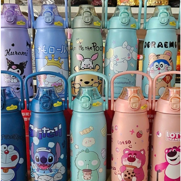 Bình giữ nhiệt inox 316 cao cấp dung tích 1200ml có quai xách,ống hút tiện lợi