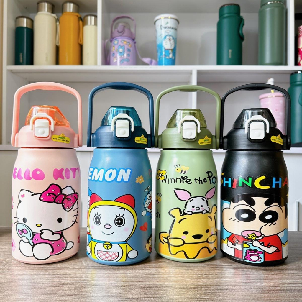 Bình giữ nhiệt inox 316 cao cấp dung tích 1200ml có quai xách,ống hút tiện lợi