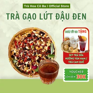 Trà Gạo Lứt Đậu Đen Thanh Nhiệt Cơ Thể, Trà Detox Làm Mát Gan, Thải Độc, Trà Hoa Cô Ba