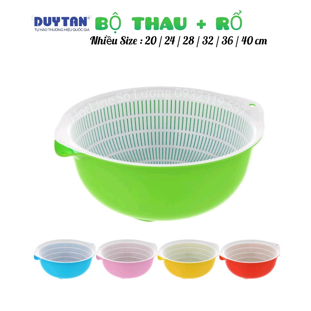 Bộ Thau Rổ Nhựa Duy Tân | Shopee Việt Nam