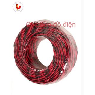 Dây loa đỏ đen lõi đồng 100% bán theo mét