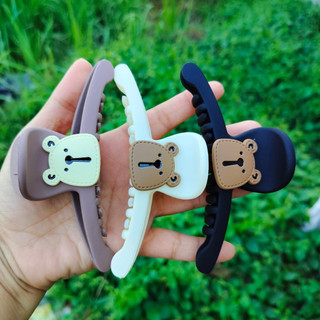 Kẹp càng cua -hàng đẹp loại 1 hình gấu dễ thương Phong cách Hàn Quốc dành cho nữ