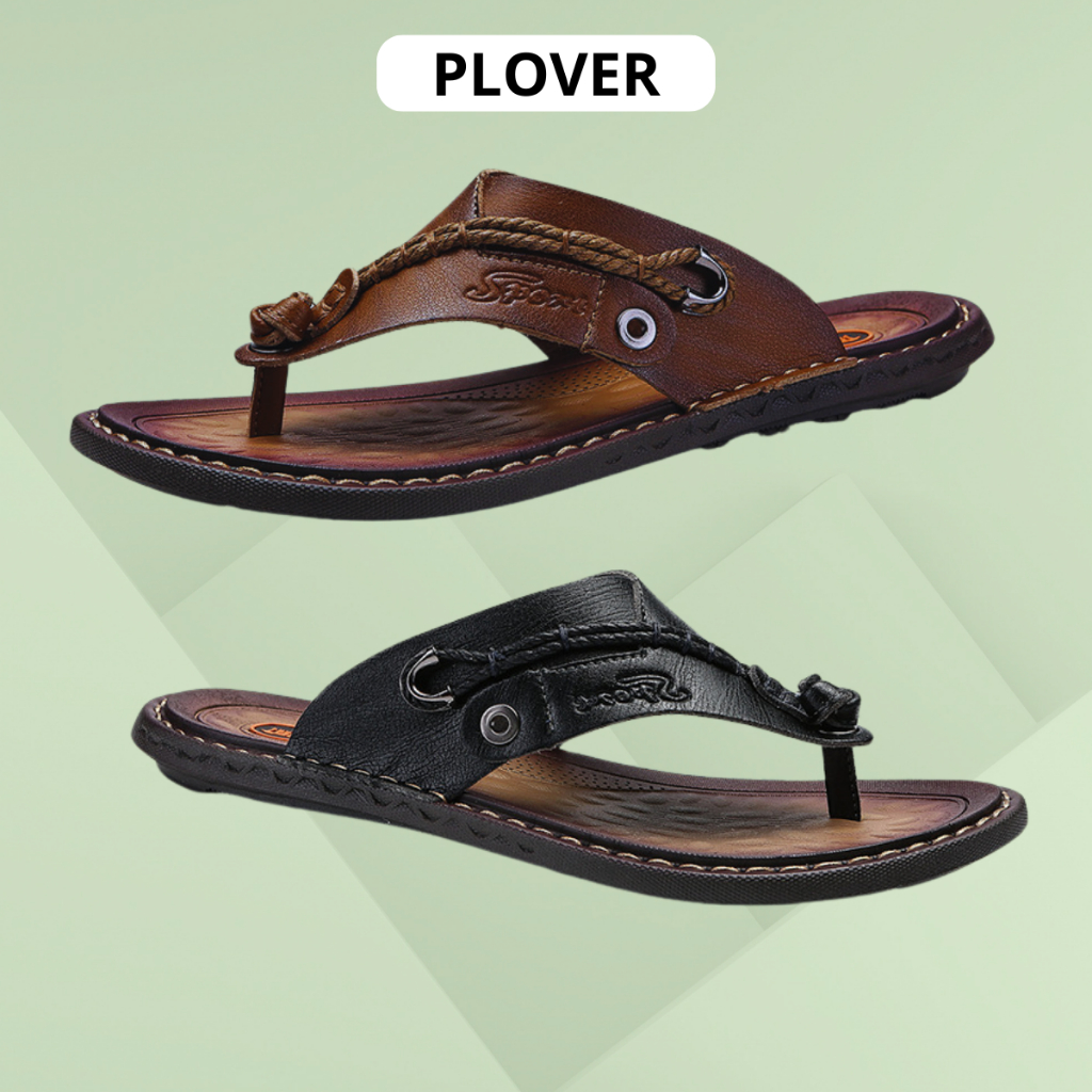 Dép da nam xỏ ngón dép quai kẹp cấp chính hãng PLOVER mã BCV-XN01 phong cách thời trang trẻ trung