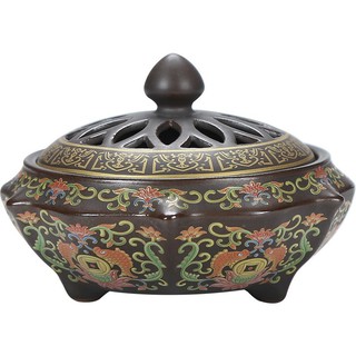 Lư Xong Trầm Hương Nhang Nụ, Lư Đốt Nhang khoanh, Lư Gốm Sứ Cao Cấp