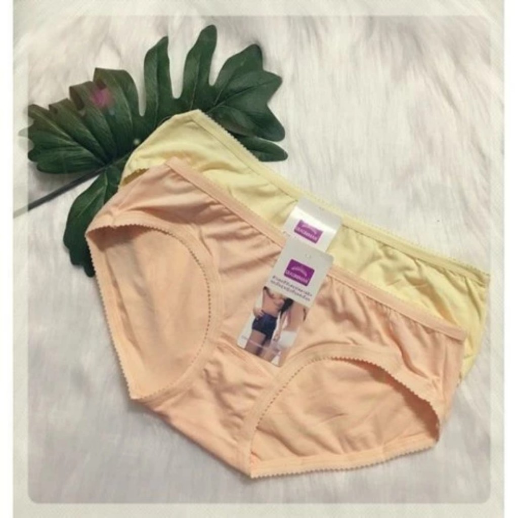 QUẦN LÓT NỮ COMBO 5 QUẦN COTTON THÁI MỀM MỊN MẶT MÁT MẪU VIỀN RĂN CƯA