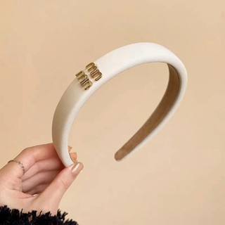 Cài tóc băng đô trắng đen đính hoa trà phong cách cổ điển Retro Vintage