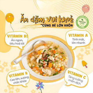 Nui Rau Củ Hữu Cơ Ăn Dặm Cho Bé ORGANIC LIFE Dalla Costa 200g Dòng Baby Pasta