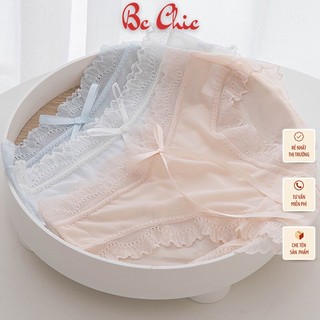 QUẦN LÓT REN NƠ MỀM MỊN SEXY QUYẾN RŨ BC_CHIC LINGERIE