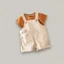 Bộ quần áo yếm đũi cho bé trai bé gái mặc hè bodysuit áo liền quần bé sơ sinh SLH151