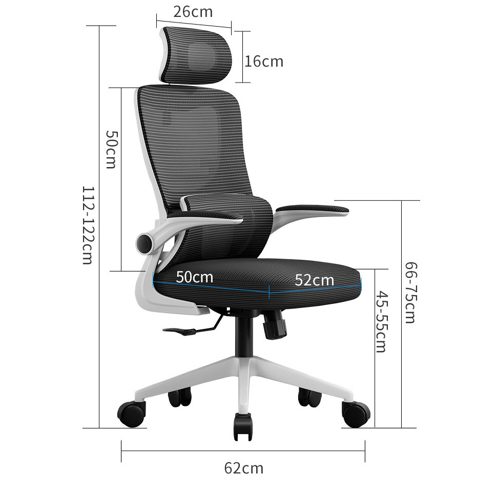 Ghế Công Thái Học CTH25 Có Tựa Đầu 3D – Gật Gù 125° – Tay Vịn Đảo 90° – Ghế Xoay Văn Phòng | BigBuy360 - bigbuy360.vn