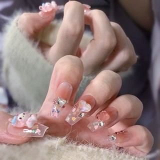 NANTY Nailbox thiết kế đính gấu sơn thạch M315