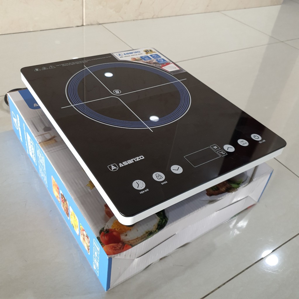 Bếp Hồng Ngoại Asanzo IS-HD1, Công Suất 2000W, Mặt kính cường lực, không kén nồi