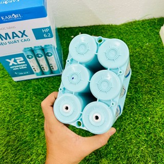 Bộ Lõi Lọc SMAX Hiệu Suất Cao HP 6.2 KAROFI - CHÍNH HÃNG - Bổ sung gấp đôi hàm lượng Hydrogen và ORP chống lão hóa