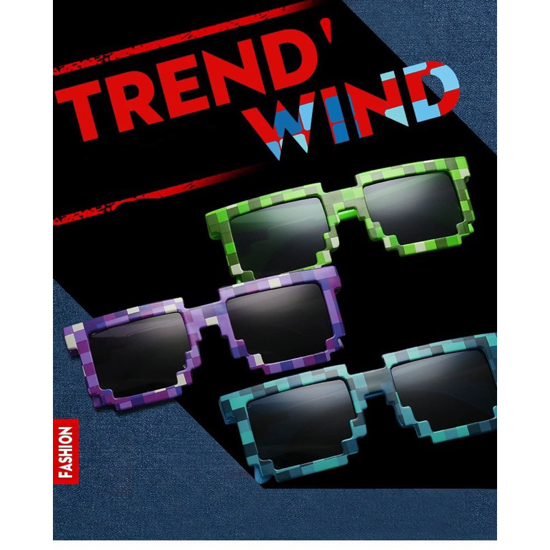 Kính râm Minecraft cho bé size 5-10T | Shopee Việt Nam
