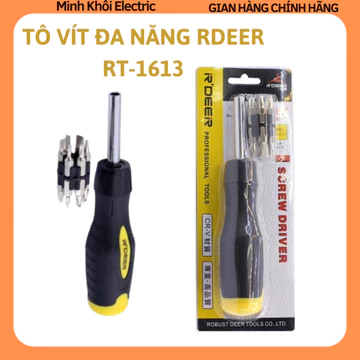 Bộ tô vít đa năng Rdeer RT-1613 thép CR-V,bộ tua vít sửa điện thoại,hộp tuốc nơ vít 34 trong 1,mũi vít từ tính,tua vít