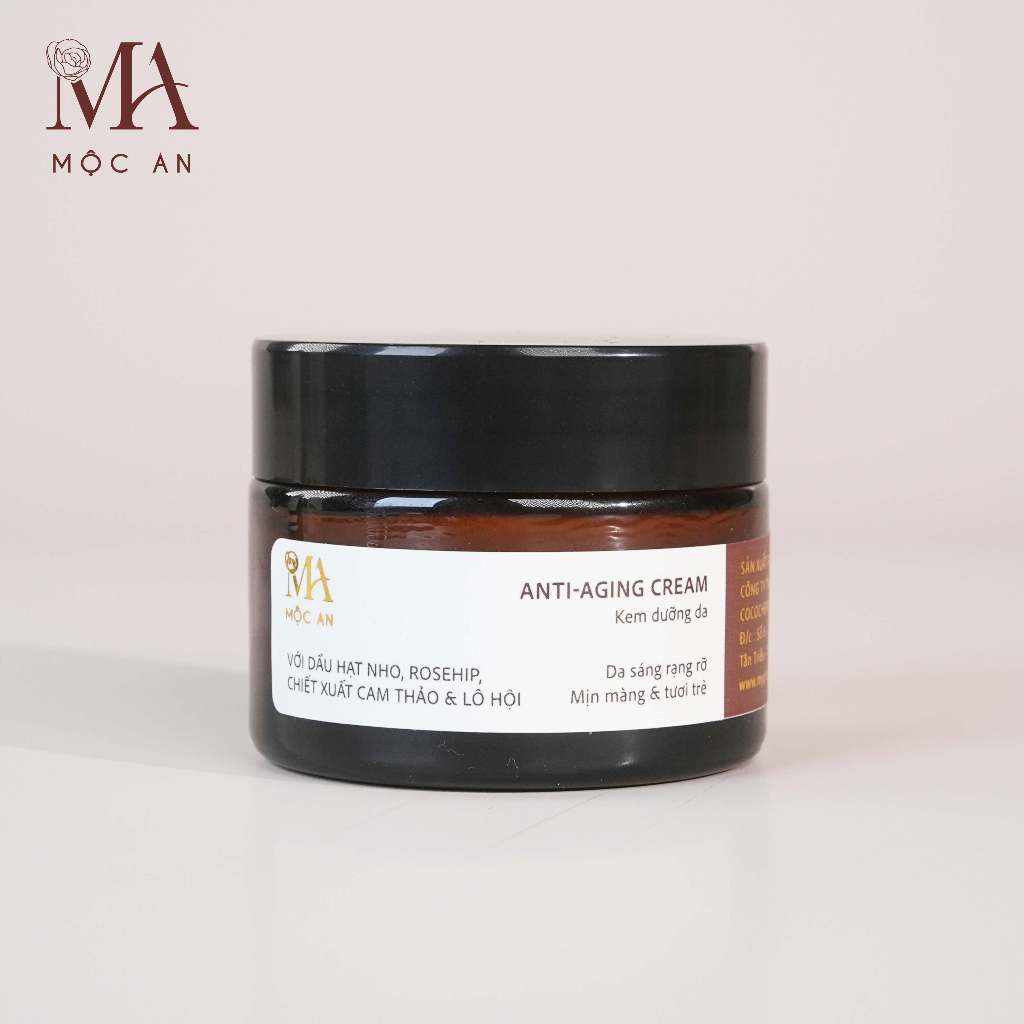 Ảnh Kem Dưỡng Da Thiên Nhiên Mộc An Anti Aging Cream Giúp Cấp Nước, Tái Tạo Làn Da 50g 4