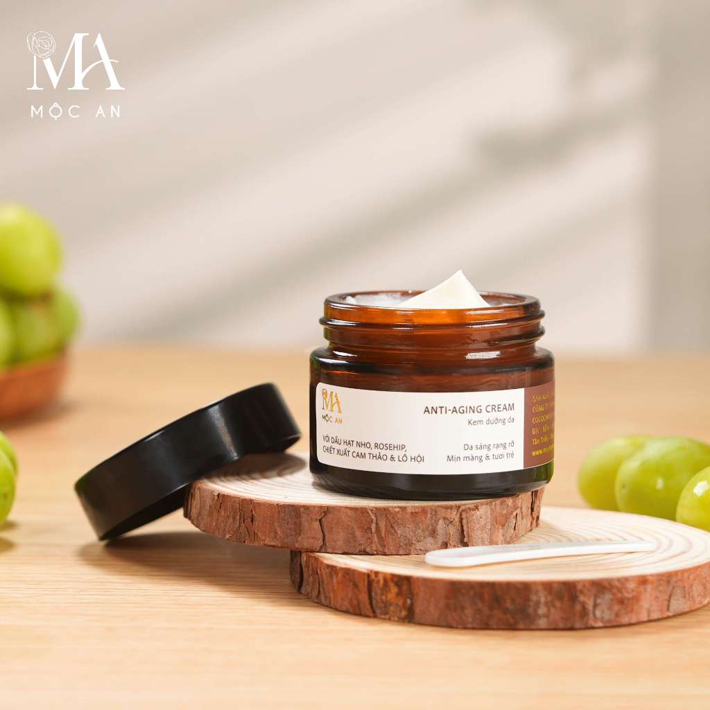 Ảnh Kem Dưỡng Da Thiên Nhiên Mộc An Anti Aging Cream Giúp Cấp Nước, Tái Tạo Làn Da 50g 2