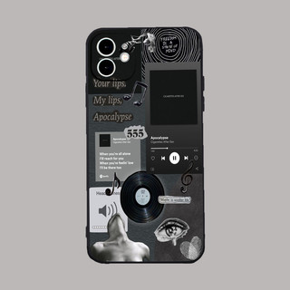 Ốp lưng iphone BVC băng đĩa âm nhạc 555 Cho Iphone 15 13 14 12 11 Pro  MAX X XR  XS MAX 7 8P 6S q7342