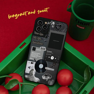Ốp lưng iphone BVC băng đĩa âm nhạc 555 Cho Iphone 15 13 14 12 11 Pro  MAX X XR  XS MAX 7 8P 6S q7342