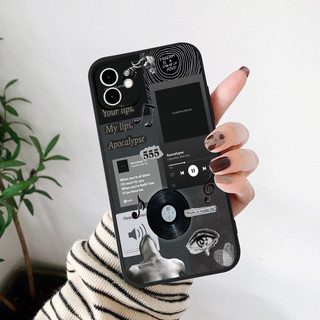 Ốp lưng iphone BVC băng đĩa âm nhạc 555 Cho Iphone 15 13 14 12 11 Pro  MAX X XR  XS MAX 7 8P 6S q7342