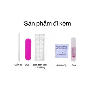 NANTY Nailbox thiết kế tráng gương  ngọc trai đính đá M334