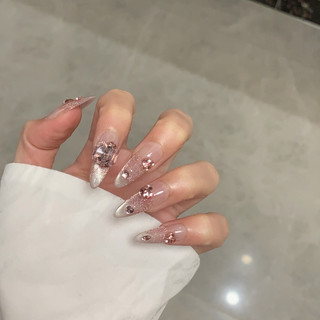NANTY Nailbox thiết kế nhũ đính đá bling M332