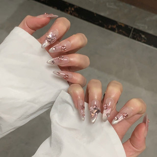 NANTY Nailbox thiết kế nhũ đính đá bling M332