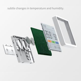 Nhiệt Kế Ẩm Điện Tử Duka TH1 Thông Minh Đo Độ Ẩm Nhiệt Độ Hiển Thị Ngày Giờ Tháng Năm Màn Hình LCD