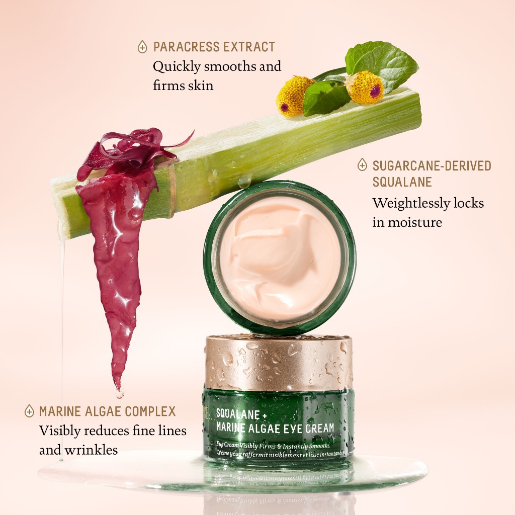 Kem Dưỡng Mắt Biossance Squalane + Marine Algae Firming & Lifting Eye Cream - Size: 15 mL Skincare