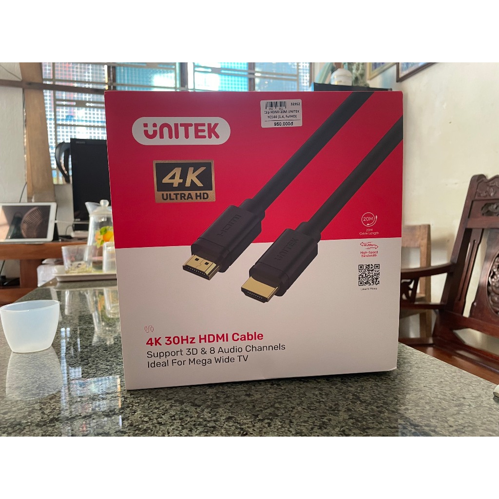 Dây Cáp HDMi Ultra 4K Unitek 20m | Shopee Việt Nam