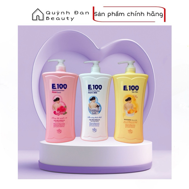 SỮA TẮM E100 SILKY  1200ML