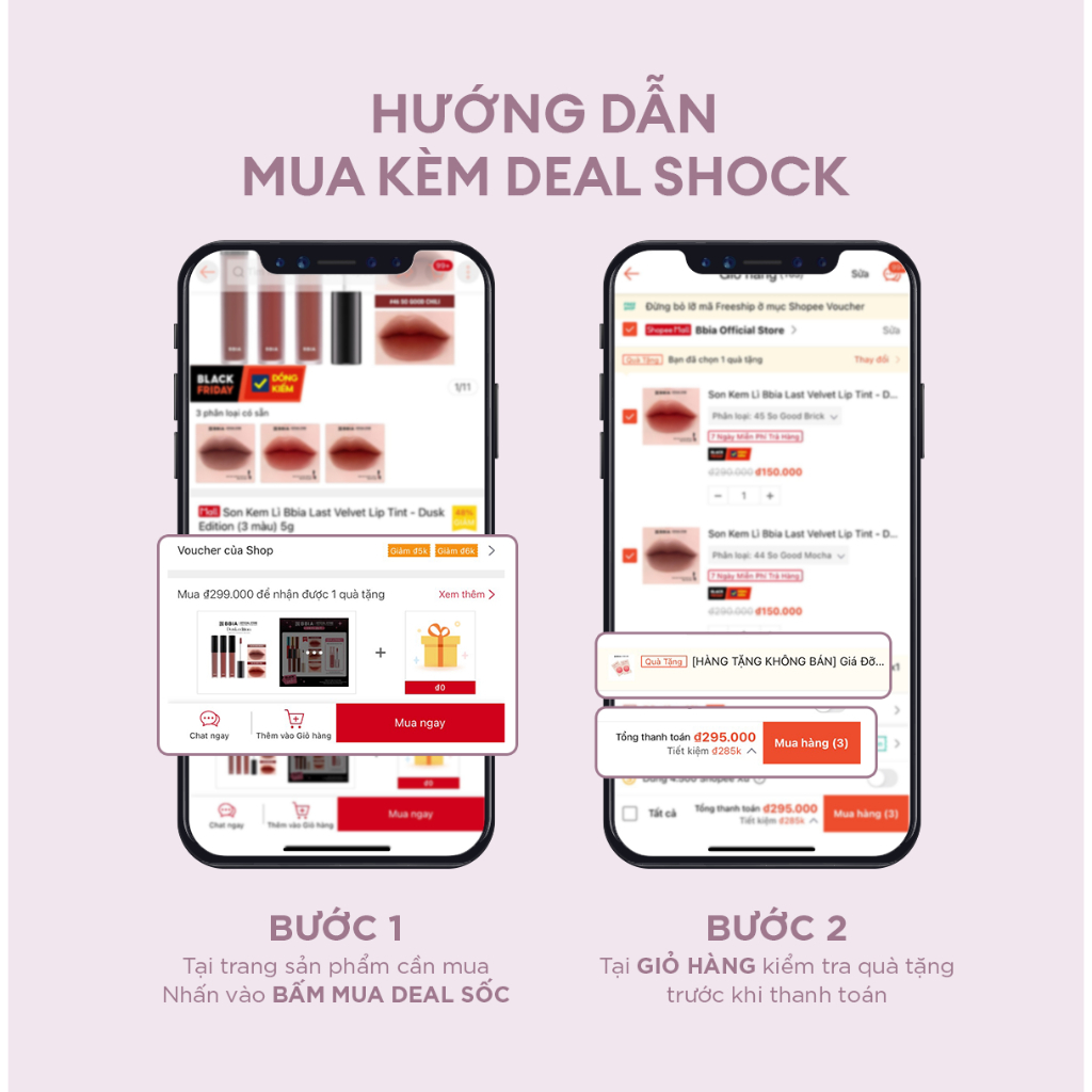 [Hàng tặng không bán] Son Kem Lì Bbia Last Velvet Lip Tint 5g