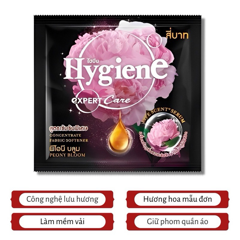 Nước Xả Vải Hygiene Thái Lan gói 20ml - Dây 12 gói