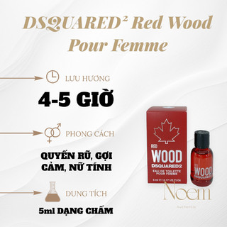 Nước hoa nữ Dsquared2 Red Wood Pour Femme EDT hương thơm táo bạo, cá tính 30ml
