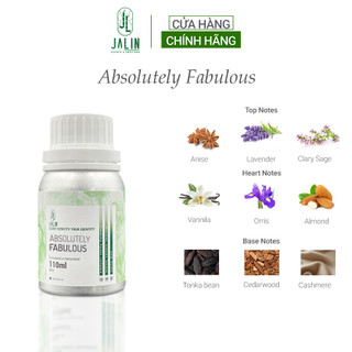 Tinh dầu nước hoa JALIN Absolutely Fabulous 3 tầng hương - Dung tích 15ml/50ml/110ml - Chai nhôm (Chai nhựa 15ml)