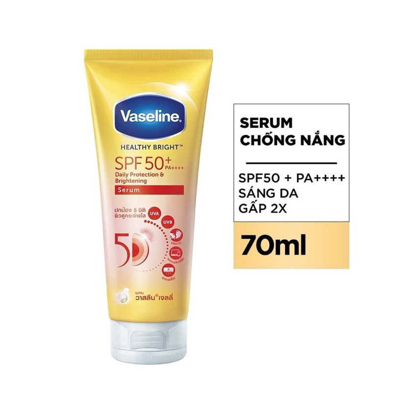 Serum Dưỡng Thể và Chống Năng Vaseline 70ml