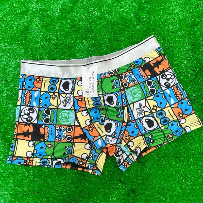 Combo 3,4,5 Quần sịp nam đùi boxer Hoạt hình kháng khuẩn cao cấp thấm hút mồ hôi co giãn 4 chiều