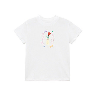 Áo thun Baby Tee in hình lọ Hoa dễ thương 100% Cotton 240gsm