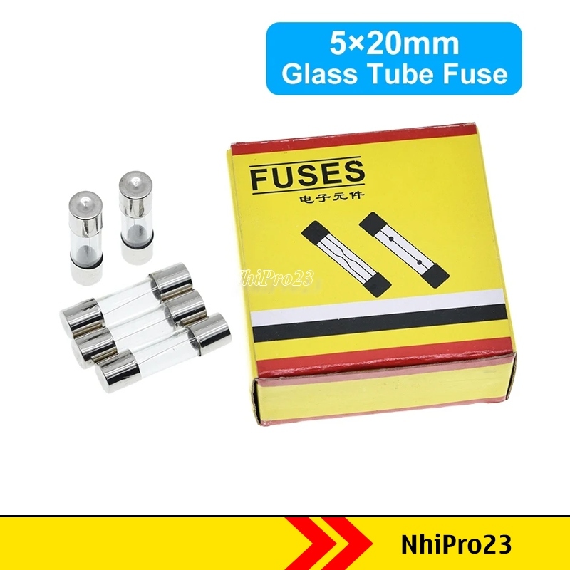 Gói 10 - Cầu Chì ống Thủy Tinh 5x20mm 0.5A 1A 1.5A 2A 2.5A 3A 3.15A 4A 5a 6a 7a 8a 10a 15a 20a 25a 30a 250v I.1193587740 - Foto 3