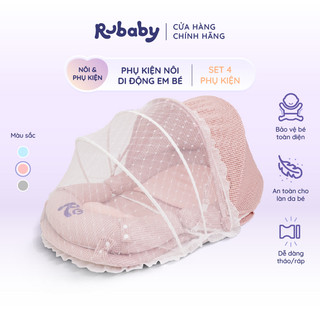 Phụ Kiện Nôi Di Động Cho Bé Rubaby | Xinh Xắn Dễ Thương | Dễ Dàng Tháo Lắp | Giúp Bé Trải Nghiệm Thoải Mái | Nhiều Màu