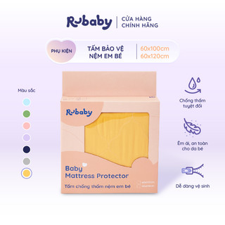 Tấm Bảo Vệ Nệm Em Bé Rubaby | Chống Thấm Tuyệt Đối | Bảo Vệ Nệm Khô Thoáng Sạch Sẽ