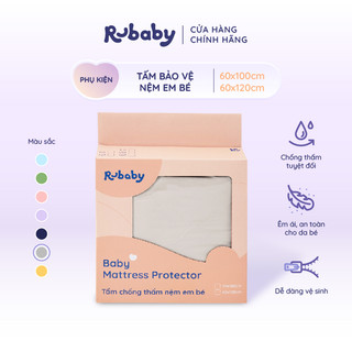 Tấm Bảo Vệ Nệm Em Bé Rubaby | Chống Thấm Tuyệt Đối | Bảo Vệ Nệm Khô Thoáng Sạch Sẽ