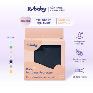 Tấm Bảo Vệ Nệm Em Bé Rubaby | Chống Thấm Tuyệt Đối | Bảo Vệ Nệm Khô Thoáng Sạch Sẽ